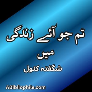 Tum Jo Aye Zindagi Main By Shagufta Kanwal